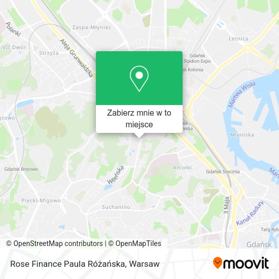 Mapa Rose Finance Paula Różańska