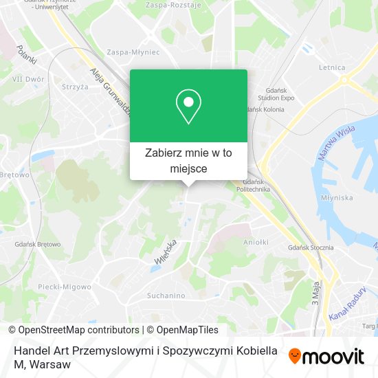 Mapa Handel Art Przemyslowymi i Spozywczymi Kobiella M