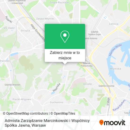 Mapa Admista Zarządzanie Marcinkowski i Wspólnicy Spółka Jawna