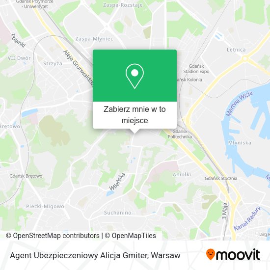 Mapa Agent Ubezpieczeniowy Alicja Gmiter