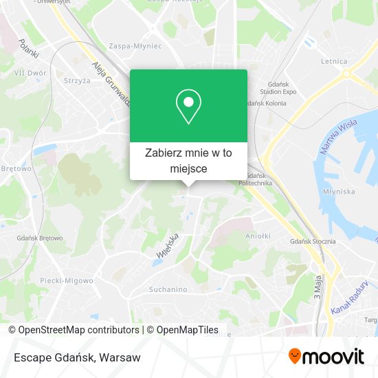 Mapa Escape Gdańsk