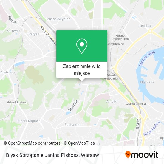 Mapa Błysk Sprzątanie Janina Piskosz