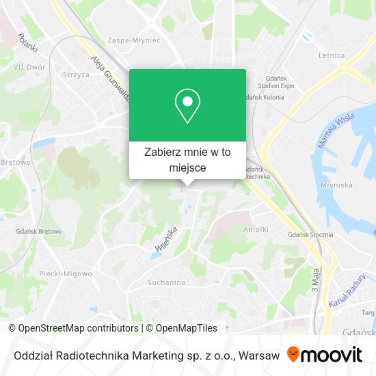 Mapa Oddział Radiotechnika Marketing sp. z o.o.