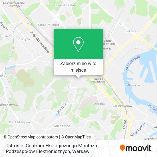 Mapa Tstronic. Centrum Ekologicznego Montażu Podzespołów Elektronicznych