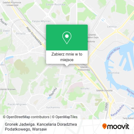 Mapa Gronek Jadwiga. Kancelaria Doradztwa Podatkowego