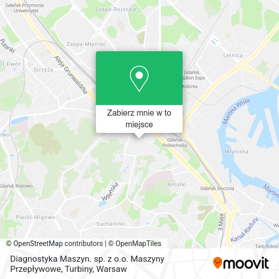 Mapa Diagnostyka Maszyn. sp. z o.o. Maszyny Przepływowe, Turbiny