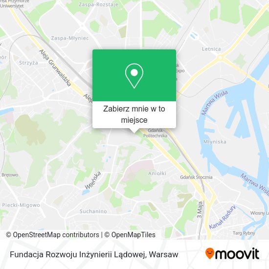 Mapa Fundacja Rozwoju Inżynierii Lądowej