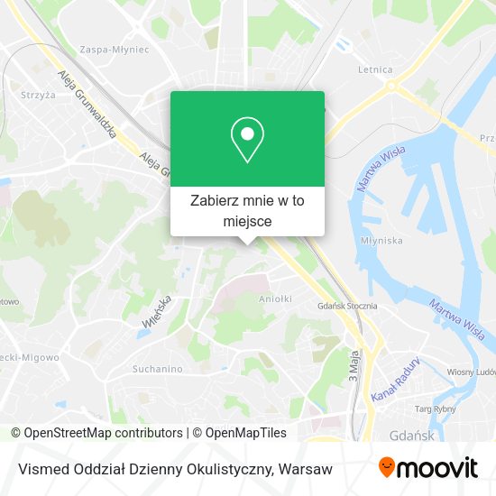 Mapa Vismed Oddział Dzienny Okulistyczny