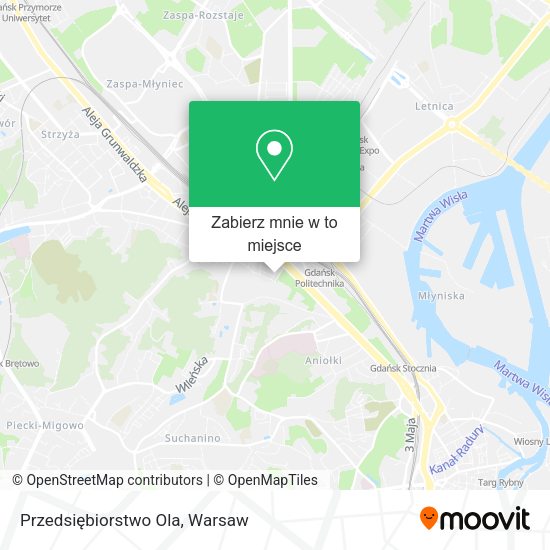 Mapa Przedsiębiorstwo Ola