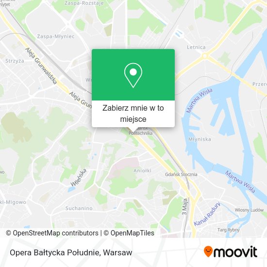 Mapa Opera Bałtycka Południe