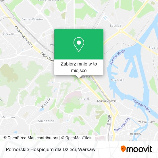 Mapa Pomorskie Hospicjum dla Dzieci