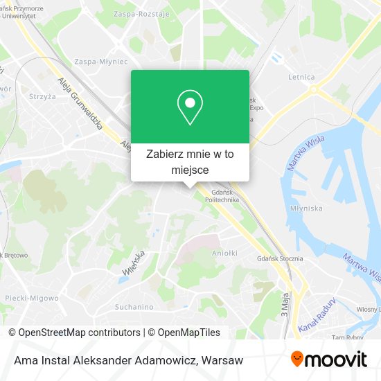 Mapa Ama Instal Aleksander Adamowicz