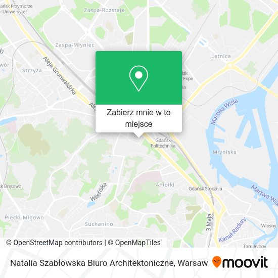 Mapa Natalia Szabłowska Biuro Architektoniczne