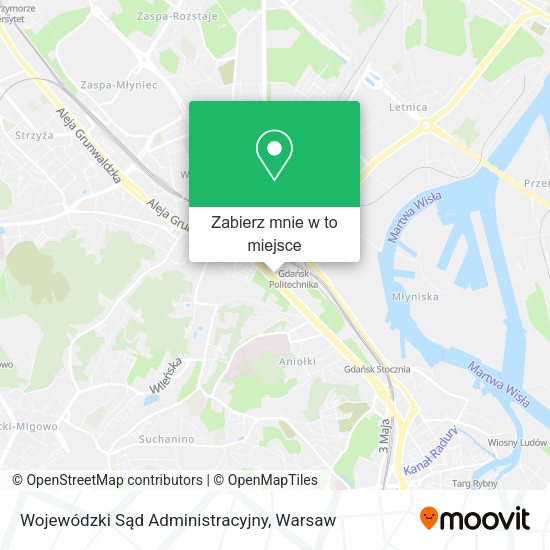 Mapa Wojewódzki Sąd Administracyjny