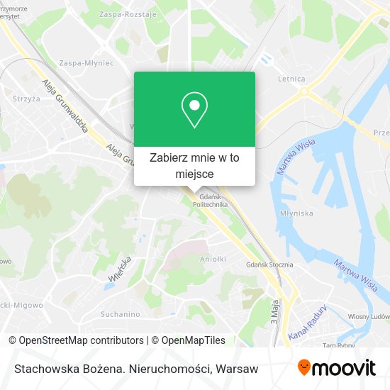 Mapa Stachowska Bożena. Nieruchomości