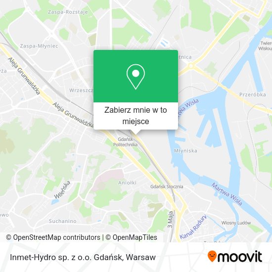 Mapa Inmet-Hydro sp. z o.o. Gdańsk