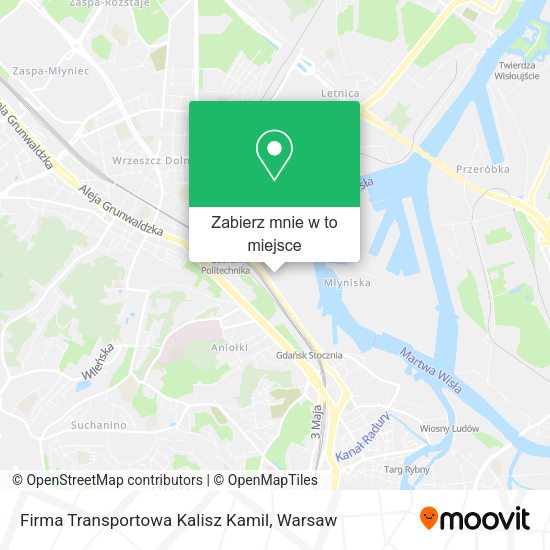 Mapa Firma Transportowa Kalisz Kamil