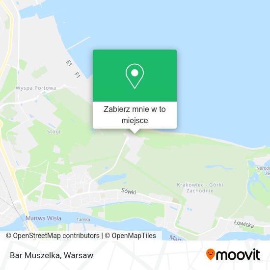 Mapa Bar Muszelka