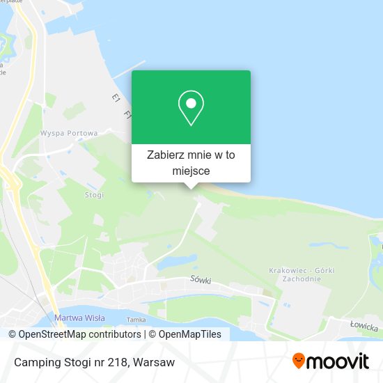 Mapa Camping Stogi nr 218