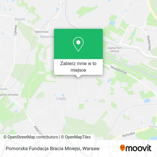 Mapa Pomorska Fundacja Bracia Mniejsi