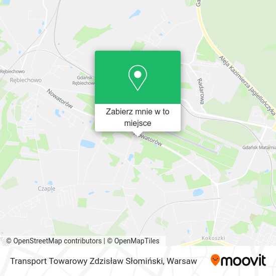 Mapa Transport Towarowy Zdzisław Słomiński