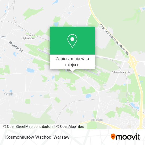 Mapa Kosmonautów Wschód