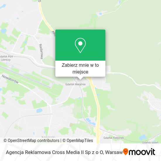 Mapa Agencja Reklamowa Cross Media II Sp z o O