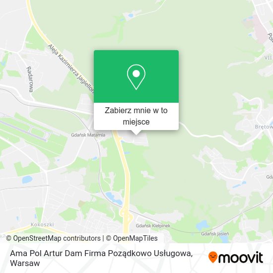 Mapa Ama Pol Artur Dam Firma Poządkowo Usługowa