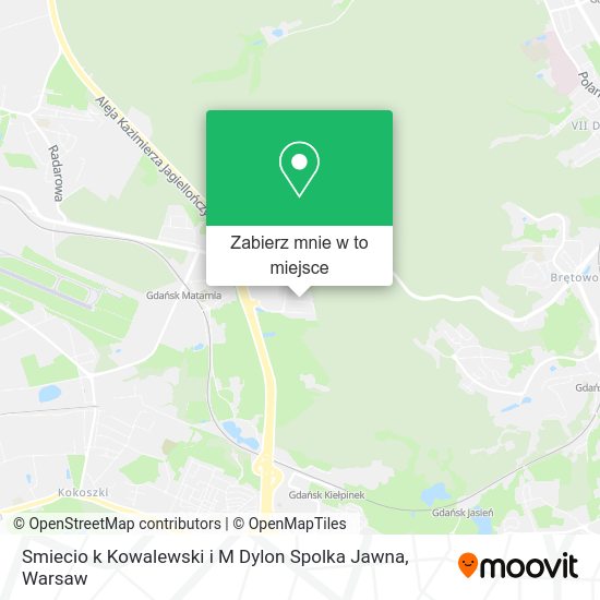 Mapa Smiecio k Kowalewski i M Dylon Spolka Jawna