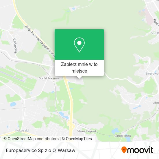 Mapa Europaservice Sp z o O