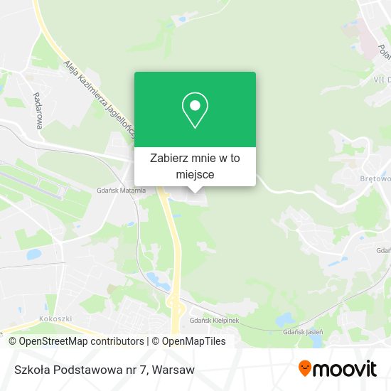 Mapa Szkoła Podstawowa nr 7