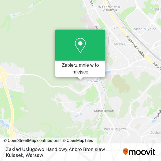 Mapa Zakład Usługowo Handlowy Anbro Bronisław Kulasek