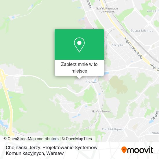 Mapa Chojnacki Jerzy. Projektowanie Systemów Komunikacyjnych