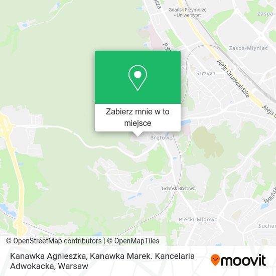 Mapa Kanawka Agnieszka, Kanawka Marek. Kancelaria Adwokacka