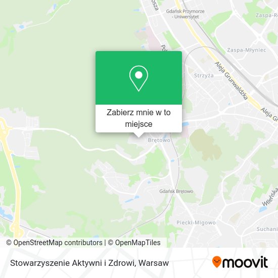 Mapa Stowarzyszenie Aktywni i Zdrowi