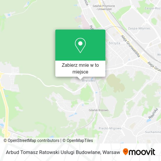 Mapa Arbud Tomasz Ratowski Usługi Budowlane