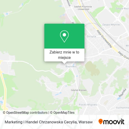 Mapa Marketing i Handel Chrzanowska Cecylia