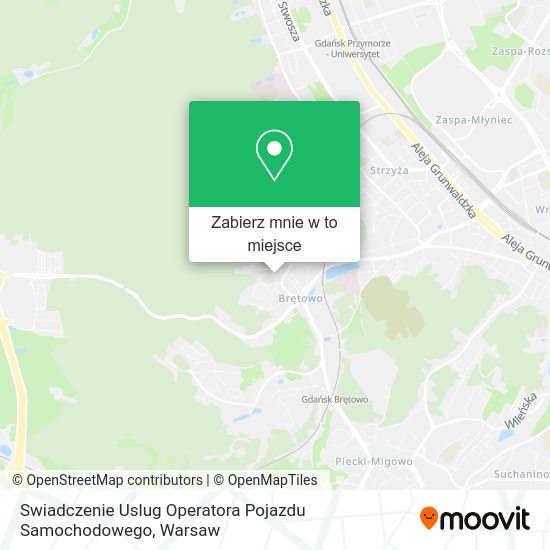 Mapa Swiadczenie Uslug Operatora Pojazdu Samochodowego