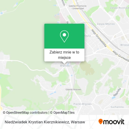 Mapa Niedźwiadek Krystian Kierznikiewicz