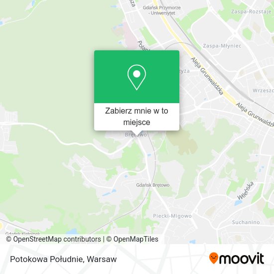 Mapa Potokowa Południe