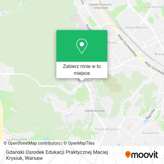 Mapa Gdanski Osrodek Edukacji Praktycznej Maciej Krysiuk