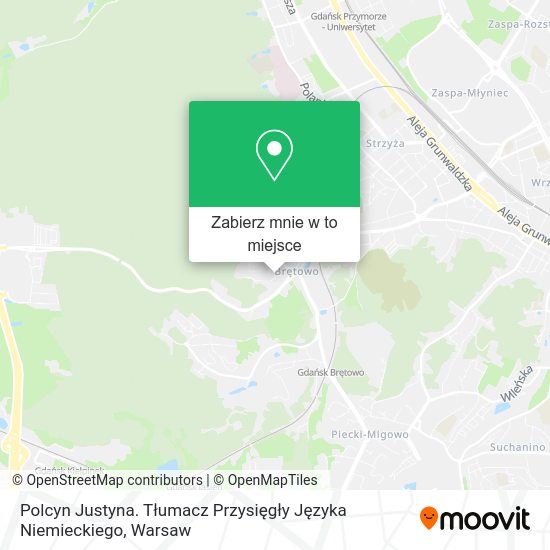 Mapa Polcyn Justyna. Tłumacz Przysięgły Języka Niemieckiego