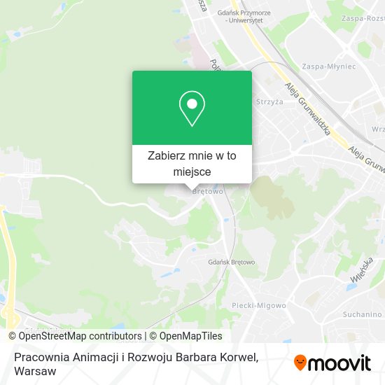 Mapa Pracownia Animacji i Rozwoju Barbara Korwel