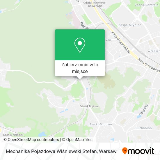 Mapa Mechanika Pojazdowa Wiśniewski Stefan