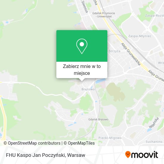 Mapa FHU Kaspo Jan Poczyński