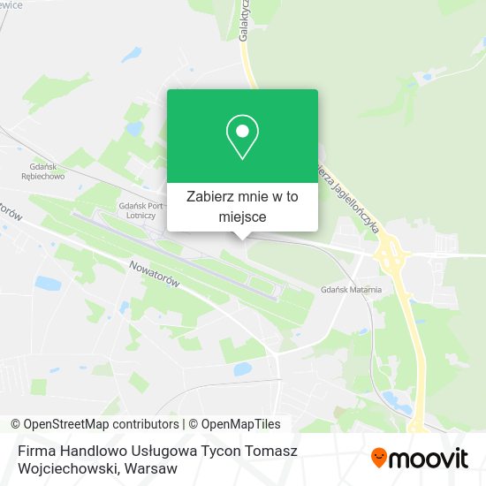 Mapa Firma Handlowo Usługowa Tycon Tomasz Wojciechowski