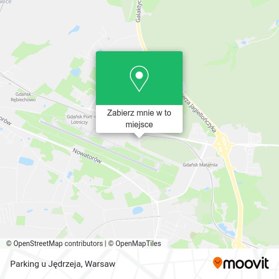 Mapa Parking u Jędrzeja