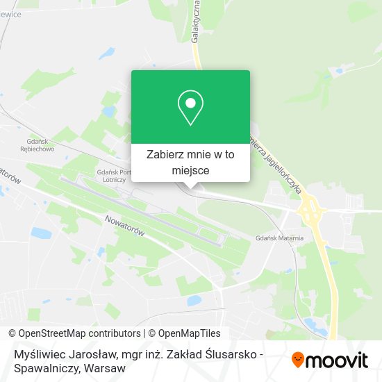 Mapa Myśliwiec Jarosław, mgr inż. Zakład Ślusarsko - Spawalniczy