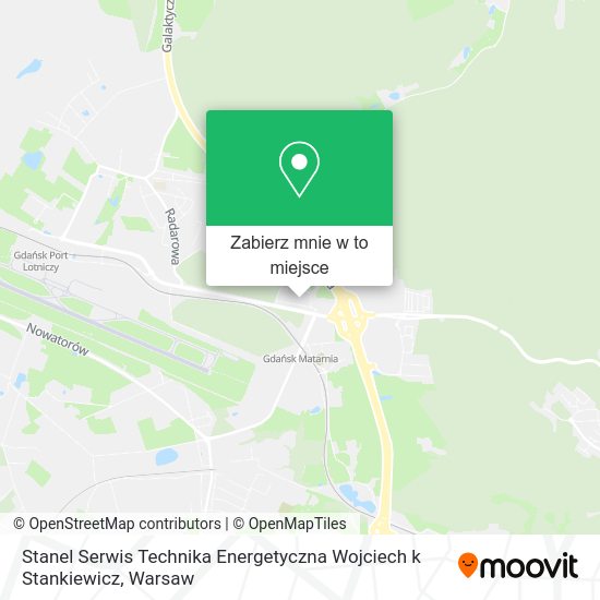 Mapa Stanel Serwis Technika Energetyczna Wojciech k Stankiewicz