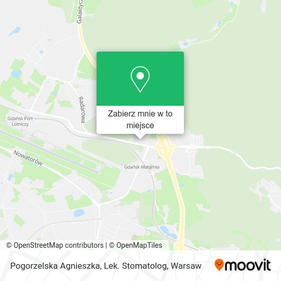 Mapa Pogorzelska Agnieszka, Lek. Stomatolog